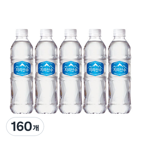 아워홈 지리산수 블루, 500ml, 160개