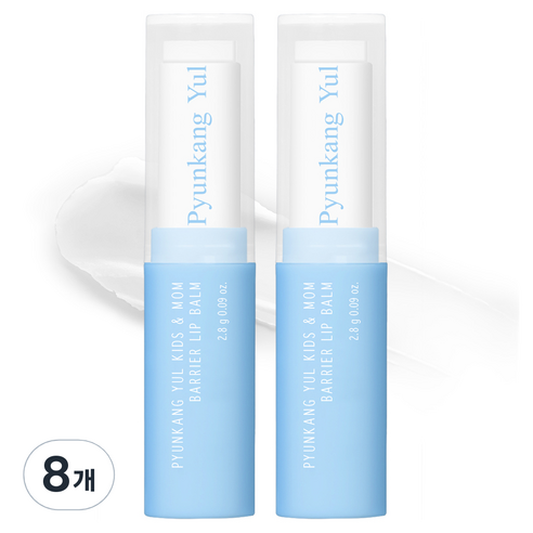 편강율 키즈앤맘 배리어 립밤 2.8g, 무향, 8개