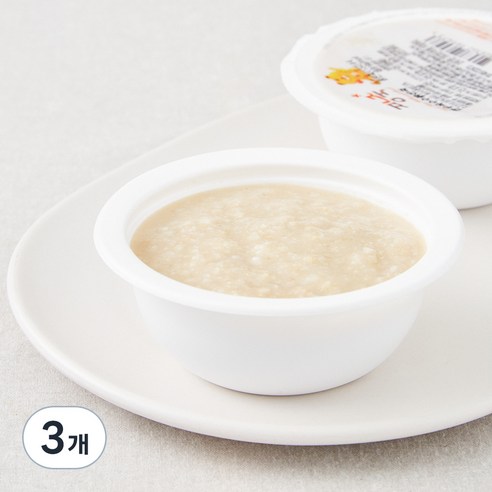 짱죽 초기 7개월 부터 묽은죽 이유식, 혼합맛(한우 / 옥수수), 160g, 3개