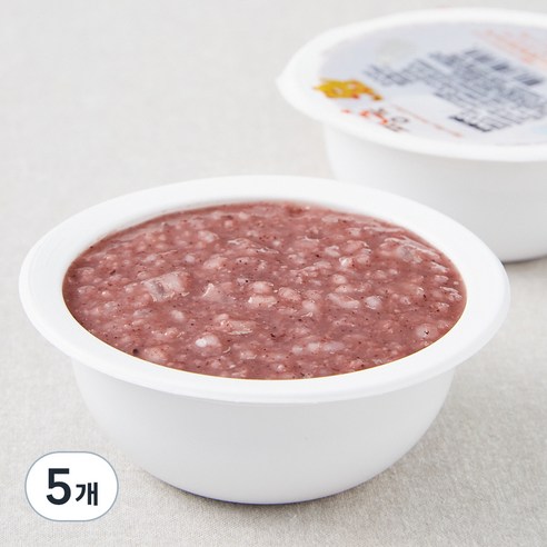 짱죽 중기 8개월 부터 이유식 죽, 혼합맛(블루베리 / 배), 200g, 5개