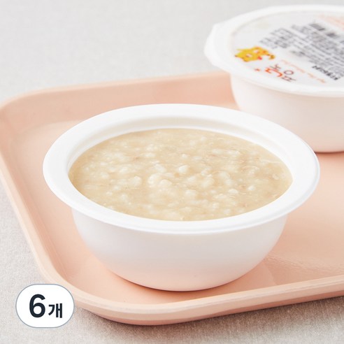 짱죽 중기 8개월 부터 이유식 죽, 혼합맛(한우 / 병아리콩), 200g, 6개