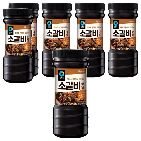 청정원 전통 소갈비양념, 840g, 6개