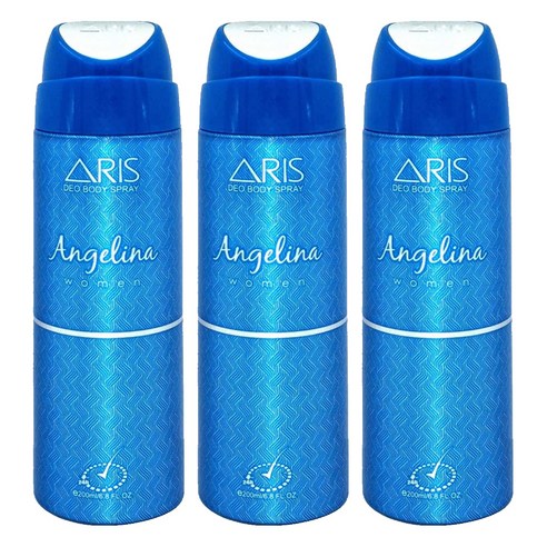 아리스 데오 바디 스프레이 안젤리나, 200ml, 3개