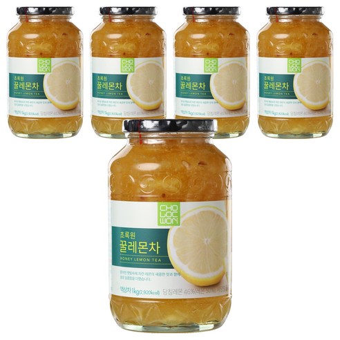 초록원 꿀레몬차, 1kg, 1개입, 5개