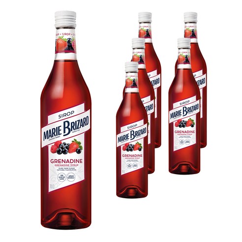 마리브리자드 그레나딘 시럽, 700ml, 6개