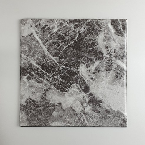 꾸미 접착식 마블 폼타일 28 x 28 cm, 리얼그레이, 40개