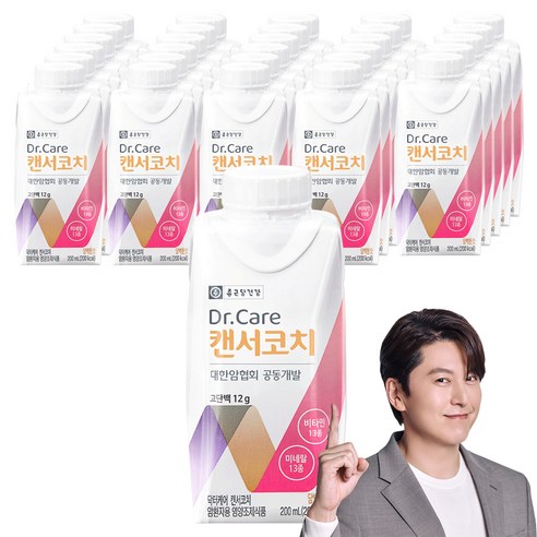 종근당건강 닥터케어 캔서코치 암환자 영양식, 200ml, 36개