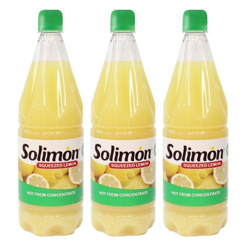 솔리몬 스퀴즈드 레몬즙, 990ml, 3개