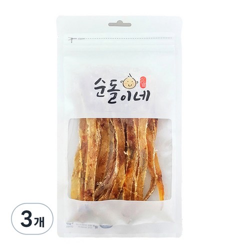 순돌이네 순살 구운 아귀스틱, 3개, 70g