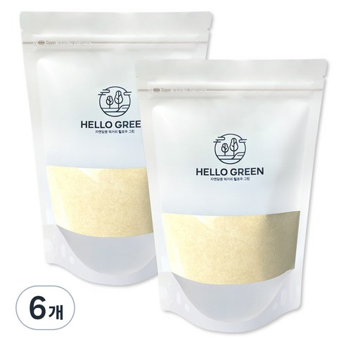 헬로우그린 국산 마늘가루, 300g, 6개