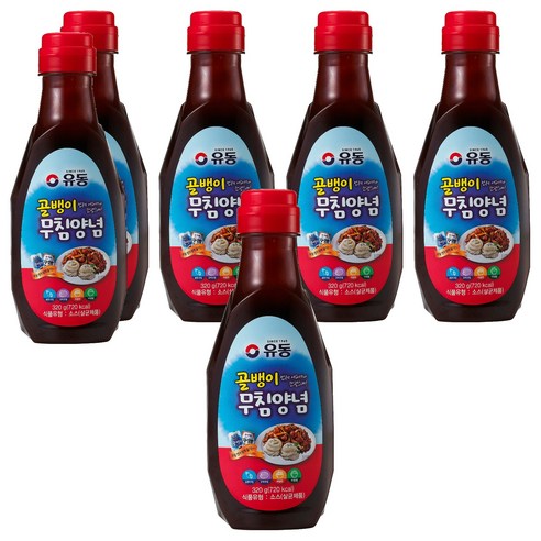 유동 골뱅이 무침양념 소스, 320g, 6개