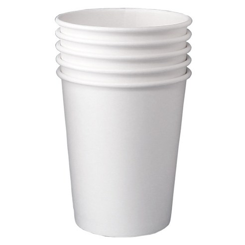 블룸엣홈 카페 무지 종이컵 300ml, 25개입, 1세트