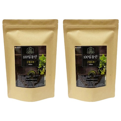 정앤정 100일동안 구절초차 삼각티백, 1.2g, 100개입, 2개