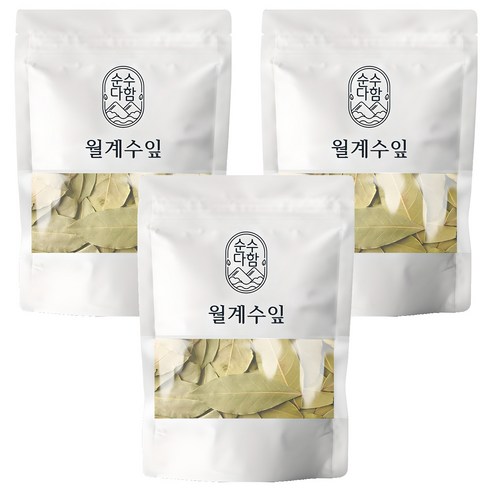 순수다함 월계수잎 한차재료, 100g, 3개