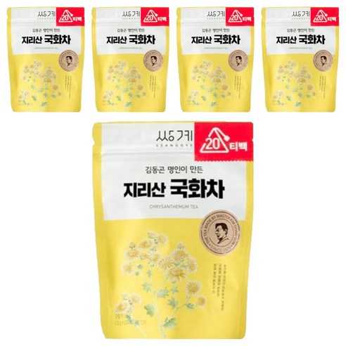 쌍계명차 김동곤 명인이 만든 지리산 국화차, 0.5g, 20개입, 5개