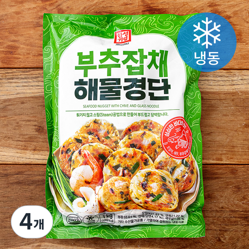 한성기업 부추잡채 해물경단 (냉동), 1kg, 4개