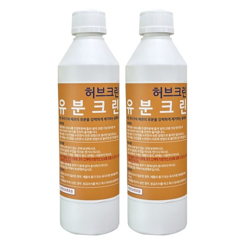 허브크린 유분크린 세정제, 500ml, 2개