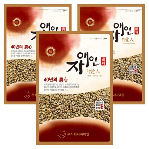 자애인 볶은 결명자, 1개, 1kg, 3개입, 1kg