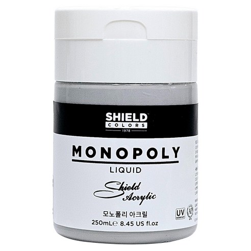 쉴드 모노폴리 아크릴물감, 654 French Gray, 1색, 250ml