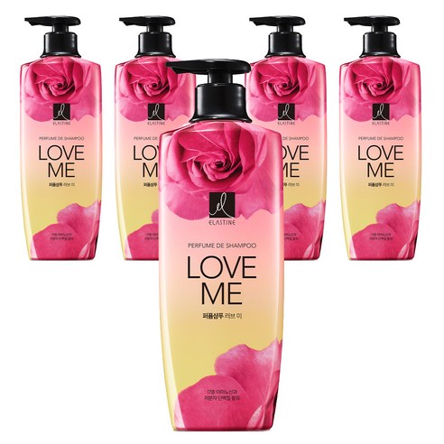 엘라스틴 러브 미 퍼퓸 컨디셔너 러블리 프루티 향, 600ml, 5개