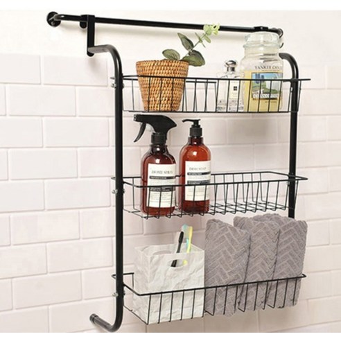 좁은 공간, 마법처럼 넓게! 라이크하우스 문걸이 선반으로 효율적인 공간 활용을 경험하세요.