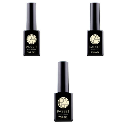 파셋 광빨 네일 탑 젤, 투명색, 10ml, 3개