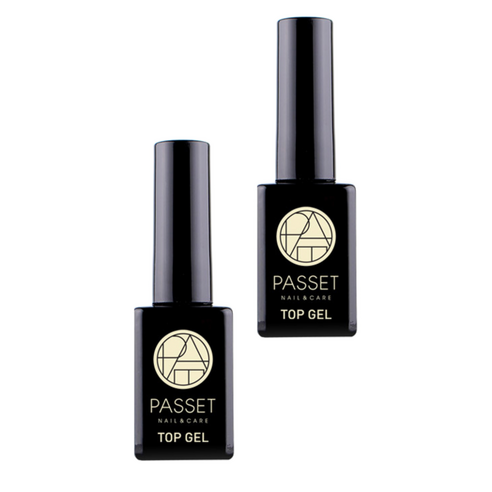 파셋 광빨 네일 탑 젤, 투명색, 10ml, 2개