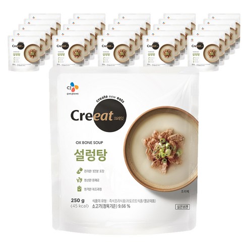 크레잇 설렁탕, 250g, 32개