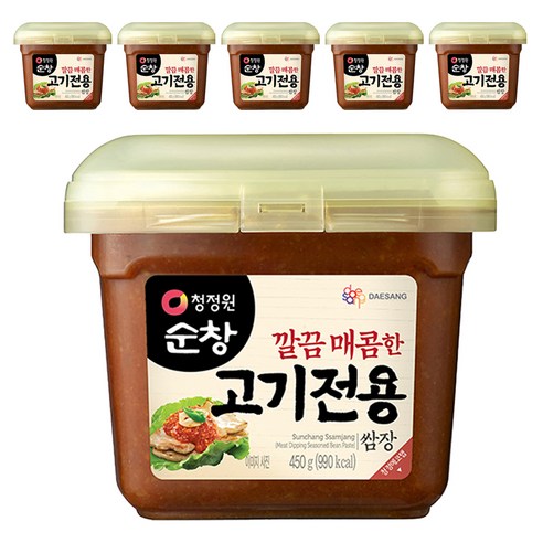 청정원순창 깔끔 매콤한 고기전용 쌈장, 450g, 6개
