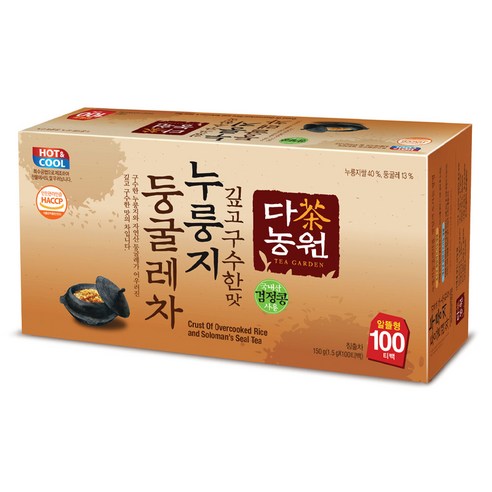 다농원 누룽지 둥굴레차 150g(1.5gX100T) 식품 > 커피/차 티/전통차 녹차, 150g, 1개