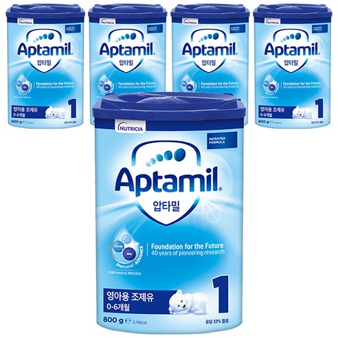 압타밀 프로누트라 어드밴스 HMO 분유 1단계, 800g, 5개