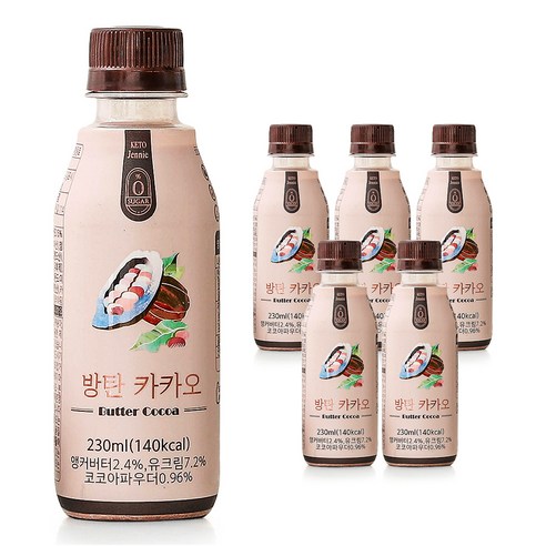 키토제니 방탄카카오, 6개, 230ml