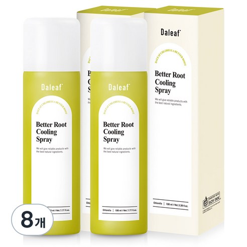 달리프 클로렐라 베러 루트 쿨링 스프레이, 100ml, 8개