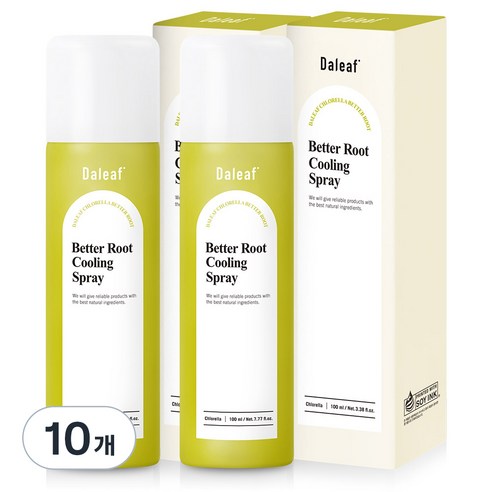 달리프 클로렐라 베러 루트 쿨링 스프레이, 100ml, 10개