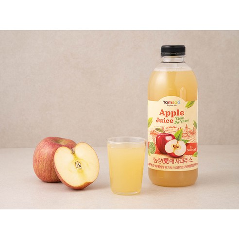 자연의 달콤함을 가득 담은 탐사 농장(愛)애 사과 주스, 맛과 건강을 한 번에!