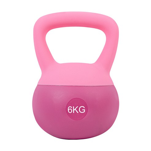 빼다 슬라임 스윙 소프티 케틀벨, 핑크, 6kg, 1개