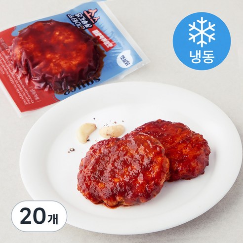 햇살닭 소스 닭가슴살 스테이크 해물떡볶이맛 (냉동), 100g, 20개