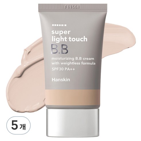 한스킨 수퍼 라이트 터치 비비크림, 30g, 5개