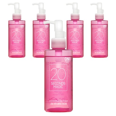온더바디 20초 매직 클렌징 오일 폼, 200ml, 5개