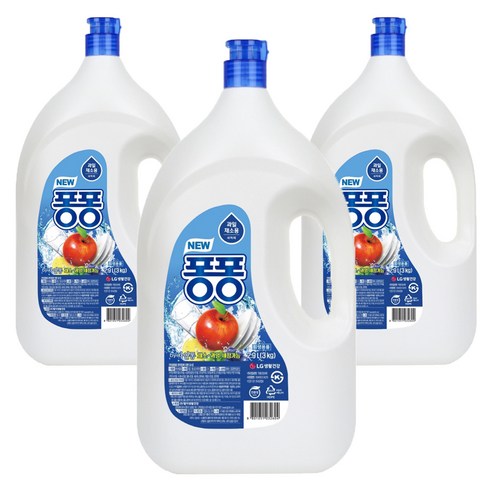 퐁퐁 주방세제, 2.9L, 3개