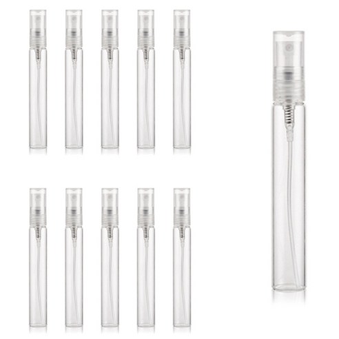 클리어 향수 용기 10ml, 반투명, 100개