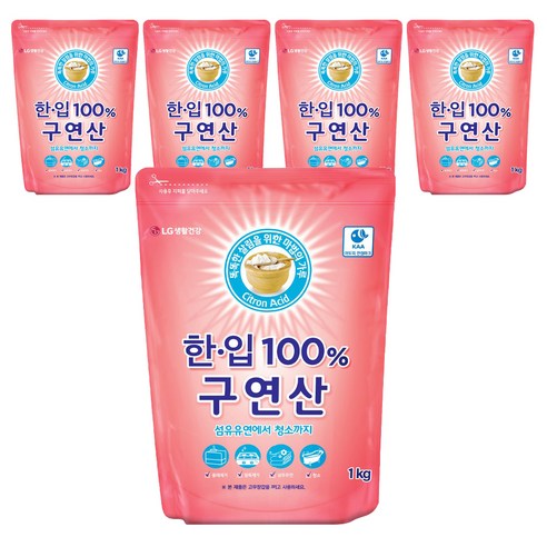 한입 100% 구연산, 1kg, 2개