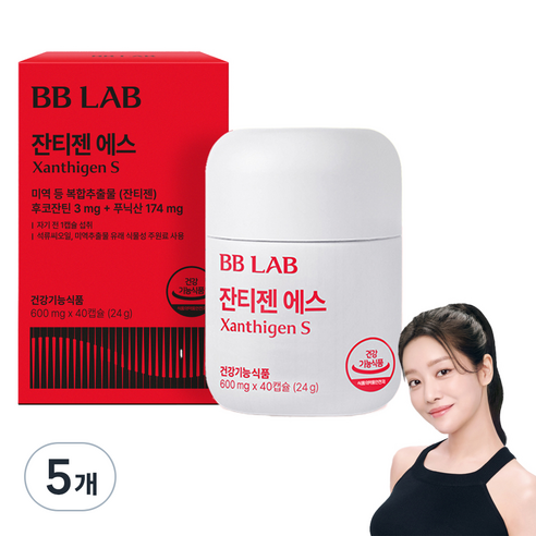 비비랩 잔티젠 에스, 40정, 5개