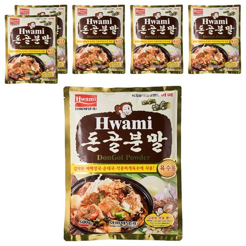 화미 돈골분말, 500g, 6개