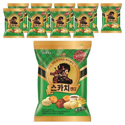 롯데웰푸드 스카치 캔디 세가지