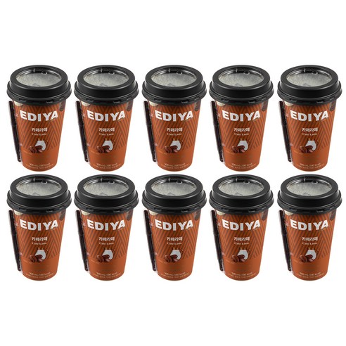 달콤하고 부드러운 맛의 이디야 카페라떼, 언제 어디에서나 간편하게 즐기세요.