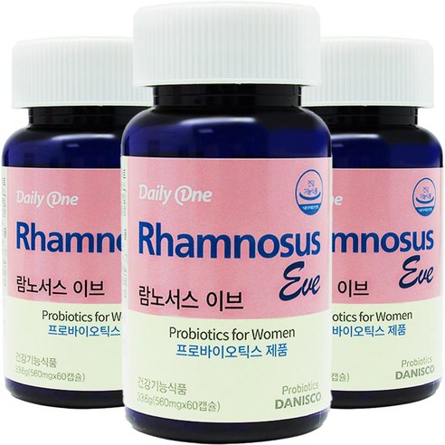 데일리원 람노서스 이브 유산균, 33.6g, 3개