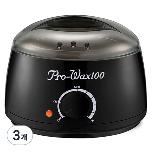 프로왁스100 블랙에디션 왁스워머기, PRP-010, 3개