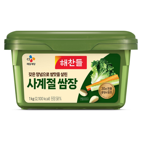 해찬들 사계절 쌈장, 500g, 3개 견과쌈장