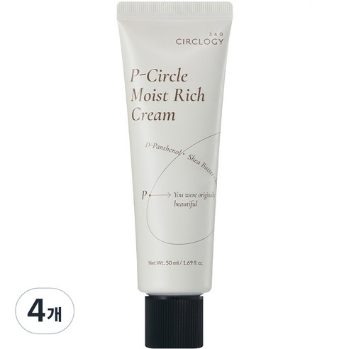 써클로지 피 써클 모이스트 리치 크림, 50ml, 4개